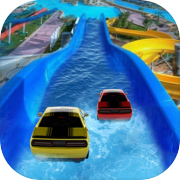 Water Slide Car Race and Stunts : Waterpark Race