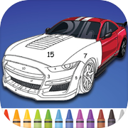 Play Cars Color By Number