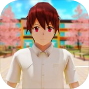 Anime Boy School Life Sim