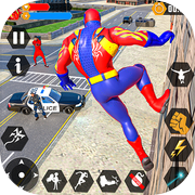 Play Rope Hero: Flying Spider Game