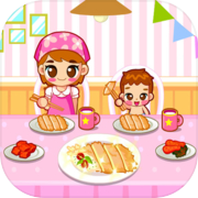 Play Cook Pork cutlet with mom