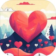 Play Heart Love Color By Number