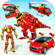 Play Dino Robot Train War Robot