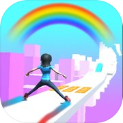 Rainbow Surfer: Sky Skater