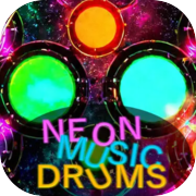 Neon Music Drums
