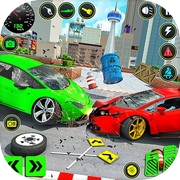 Play City Car Crash 3D Derby Games