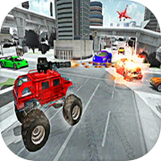 Play Red Car : Weapon Robot