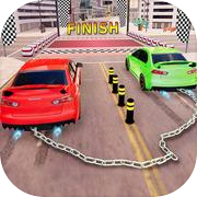 Chained Car Racing Stunts Game