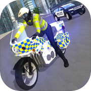 Play Police Bike Chase City Driving