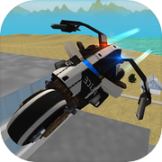 Play Flying Police Motorcycle Rider