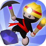 Ninja Miner 2, Swipe for Gems