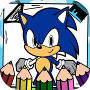 Play Soni Coloring Blue Hedgehog