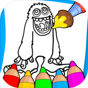 Mammott Monsters Coloring Game