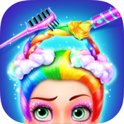Play Rainbow Hair Salon - Dress Up