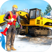 Play Offroad Snow City Construction