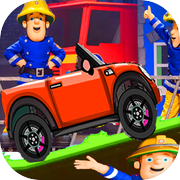 Play fireman sam racing hill