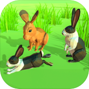 Rabbit Simulator Poly Art Adventure