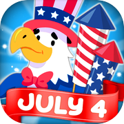 July 4 Fireworks Match Tiles