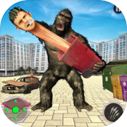Play Fly Gorilla City Attack Game