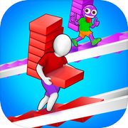 Bridge Run: Stairs Race Build - Cross Game