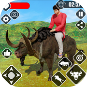 Angry Bull Rider Hunt Cow Game