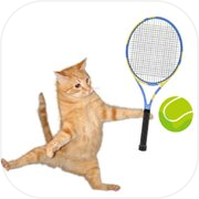 Play Cat Tennis 3D