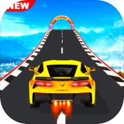 Car Racing On Impossible Sky Track