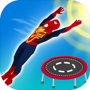 Play Superhero Flip Jump: Sky Fly