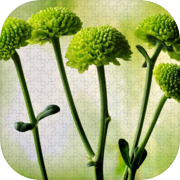 Play Green Puzzle Flowers 2