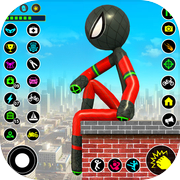 Stickman Spider Gangster Game