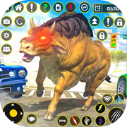 Play Scary Wild Cow Rampage Game