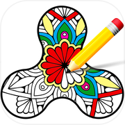 Play Coloring Book - Fidget Spinner