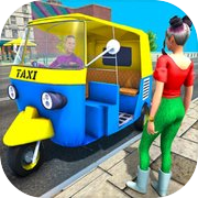 Taxi Driving Tuk Tuk 3D Games