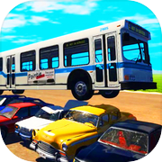 Play Mega Bus Drive Crash Simulator