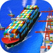 Sea Port: Cargo Ships Harbor