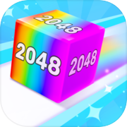 Play Chain Cube 2048: 3D merge game