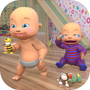 Play Naughty Twin Baby Simulator 3D