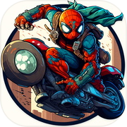 Spider Hero Moto Bike Stunt