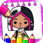 Toca Boca Mod Coloring Book