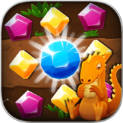 Play Jewels Jam: Puzzle World Dino