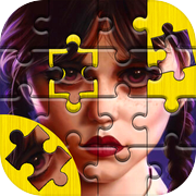Jigsaw Wednesday Addams Puzzle