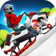 Play Winter Sports Game: Risky Road Snowmobile Race