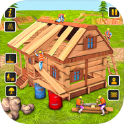 Wood House Builders JCB Game