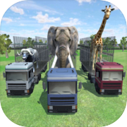 Wild Animal Transport Truck 3D