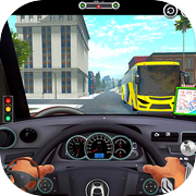 City Traffic Bus Sim Game 2023