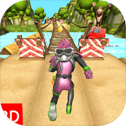 Play 3D Rider Ex Heroes Escape - Run of aid adventure