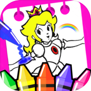 Princess Peach Coloring