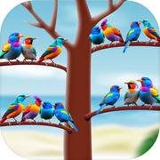 Color Bird Puzzle Sort: Birds