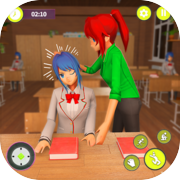 Play Anime School Girl Life 3D Sim