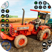 Village Tractor Driving Game